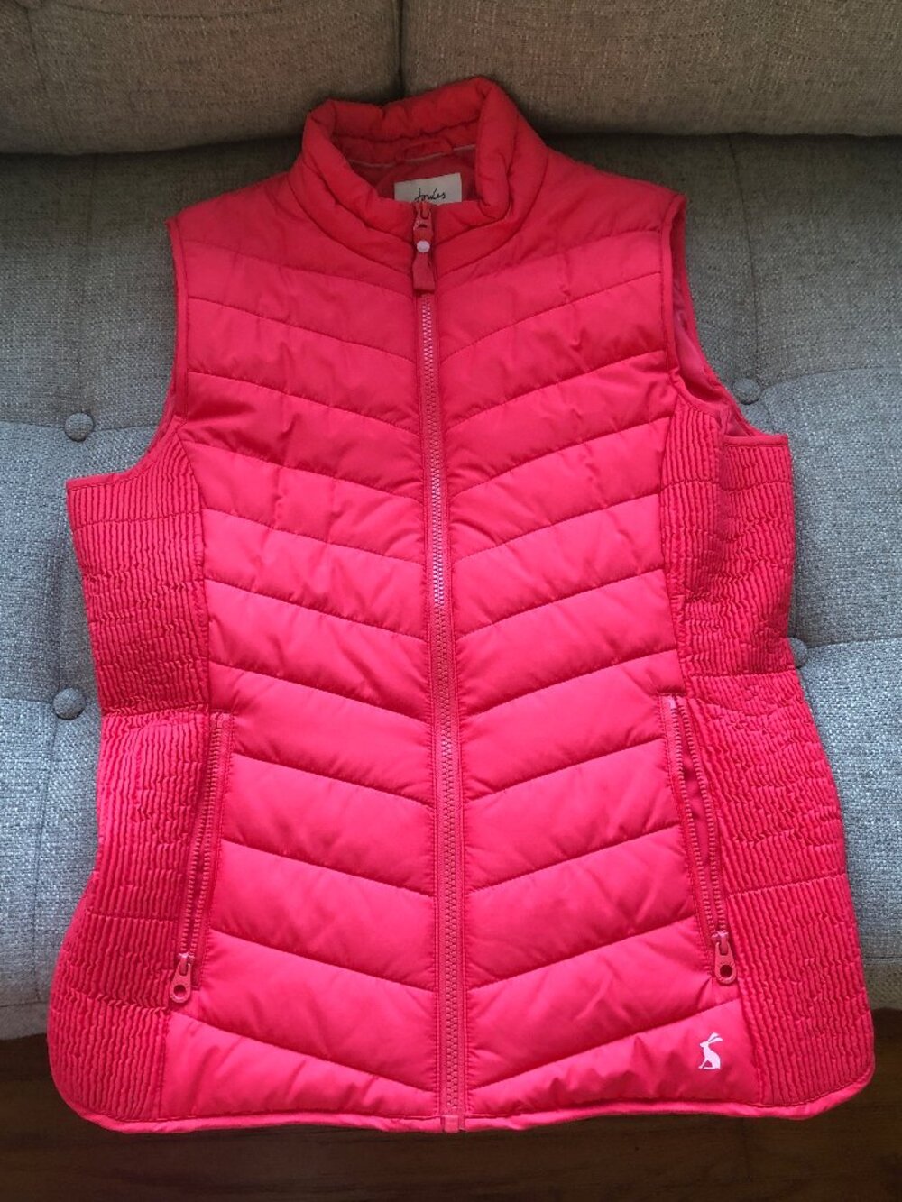 NWOT Joules Puffer Vest in Coral size 8
